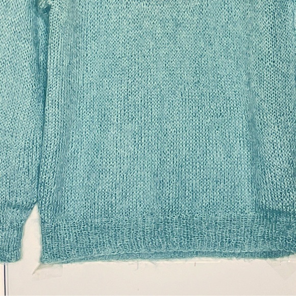 Studio Michelle Stuart Hand Knit Mohair Vintage Fair Isle Sweater Small - Picture 6 of 6